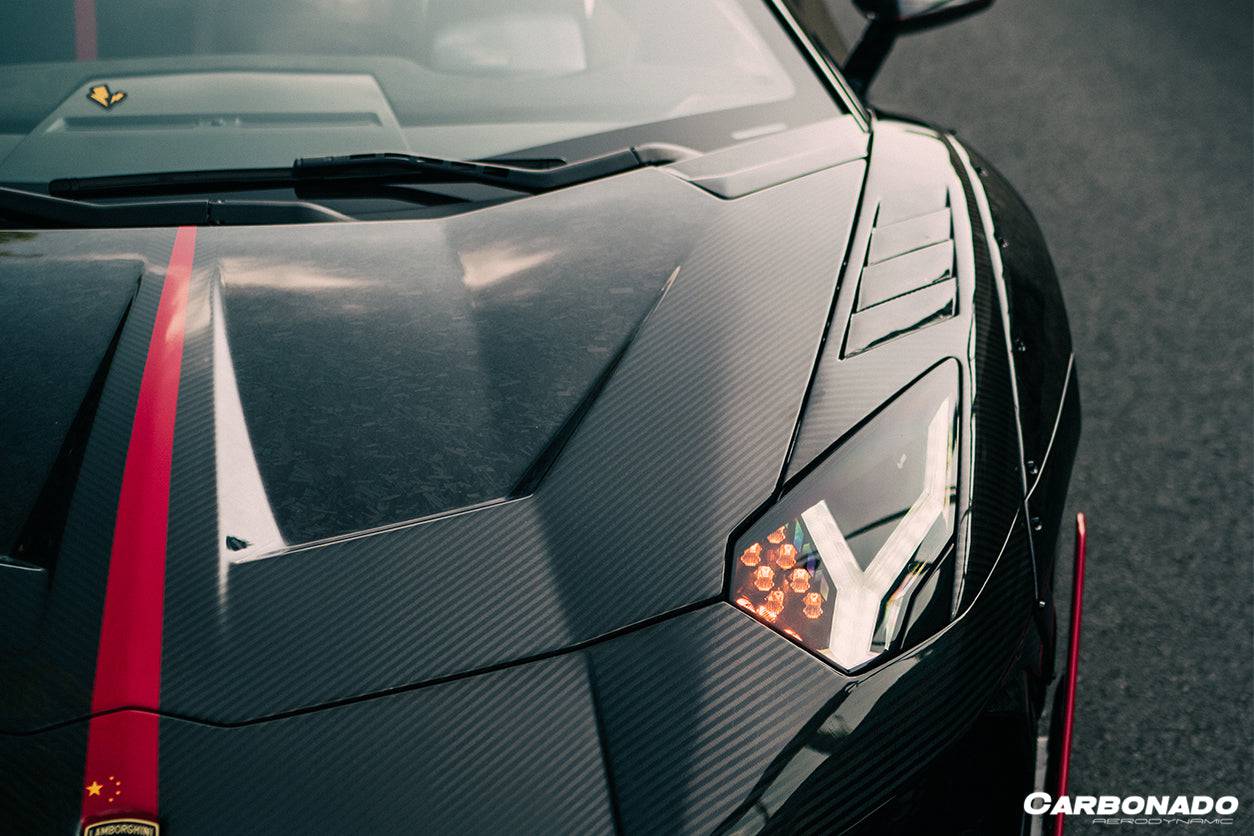 Capó de fibra de carbono para Lamborghini Aventador LP700 LP740 Coupé Roadster Carbonado 2011-2021