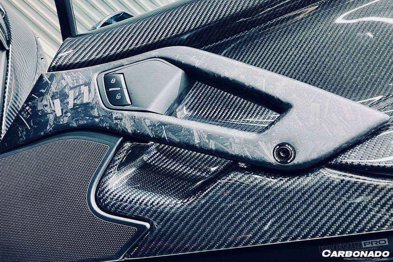 Carbonado 2011-2016 Lamborghini Aventador LP700 Coupe Roadster Carbon Fiber Inner Door Handle