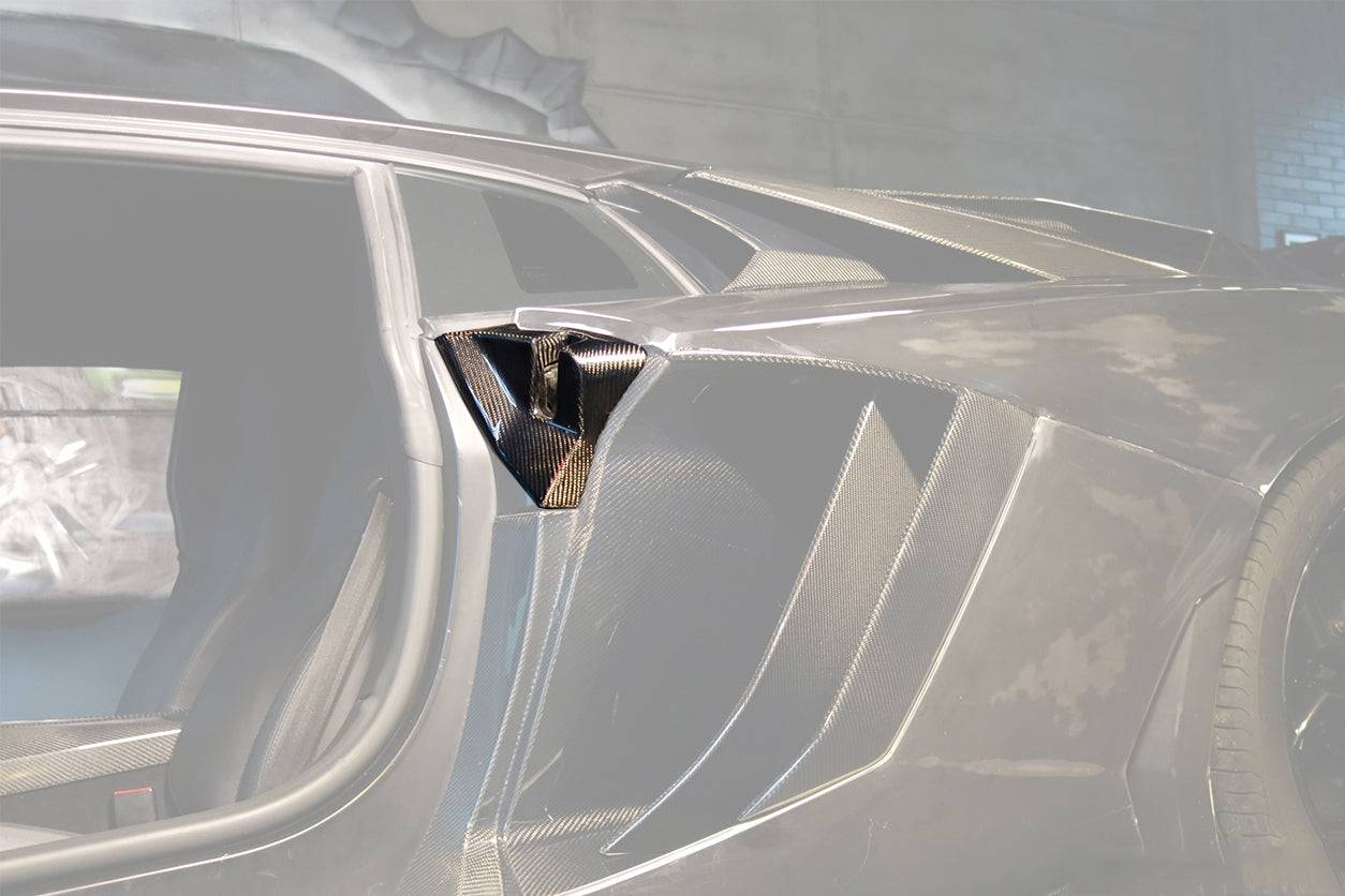 Carbonado 2011-2016 Lamborghini Aventador LP700 LP720 LP750 OEM Style Carbon Fiber Door Lock Replace