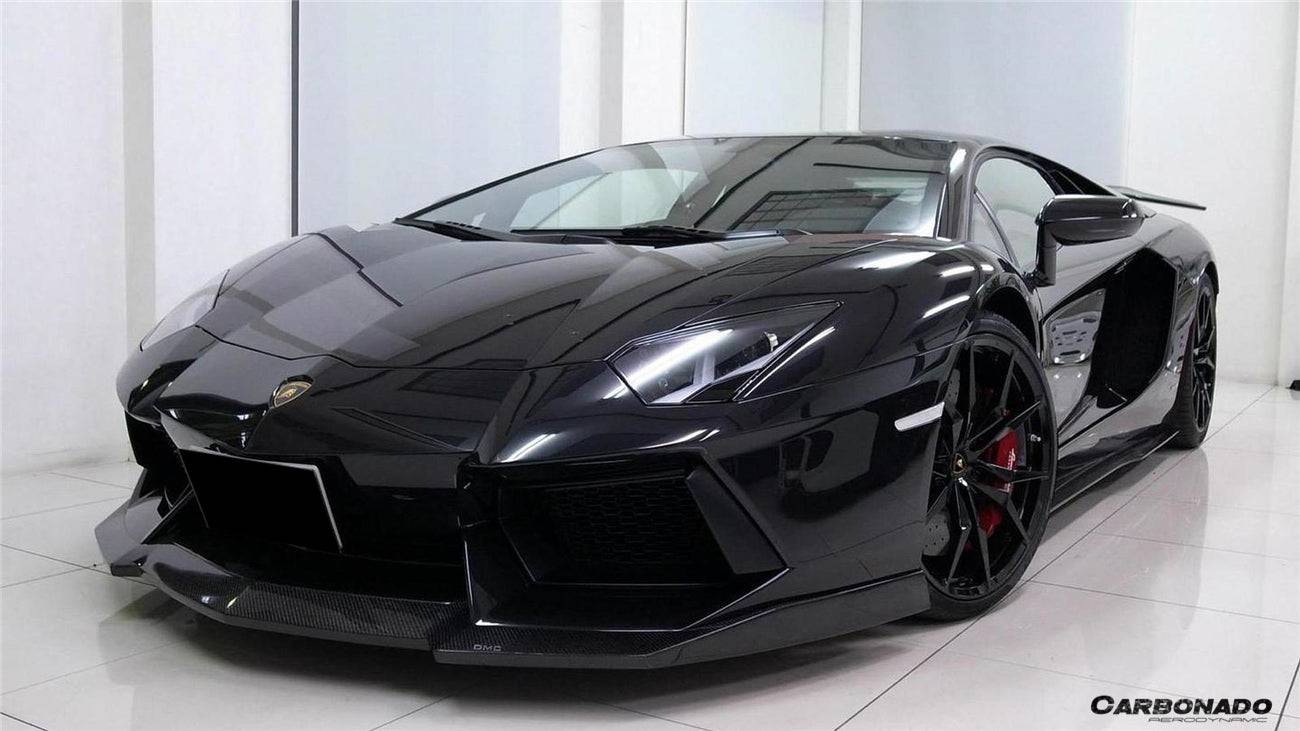 Carbonado 2011-2016 Lamborghini Aventador LP700 Coupe  Roadster DM Style Carbon Fiber Front Lip