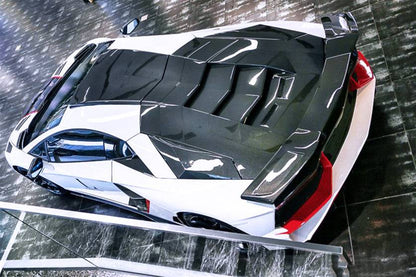 Carbonado 2011-2016 Lamborghini Aventador LP700 Coupe BKSS Style Carbon Fiber Engine Trunk