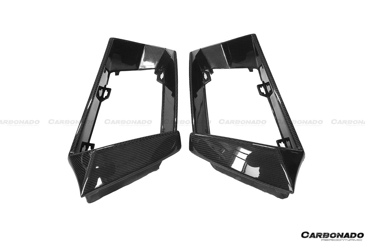 Carbonado 2011-2016 Lamborghini Aventador LP700 Coupe  Roadster OE Style Carbon Fiber Front Bumper Grille