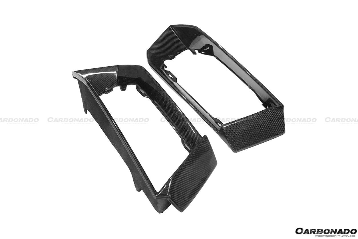 Carbonado 2011-2016 Lamborghini Aventador LP700 Coupe  Roadster OE Style Carbon Fiber Front Bumper Grille