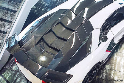 Carbonado OEM Style Carbon Fiber Gas Cap Replacement | 2011-2016 Lamborghini Aventador LP700 Coupe