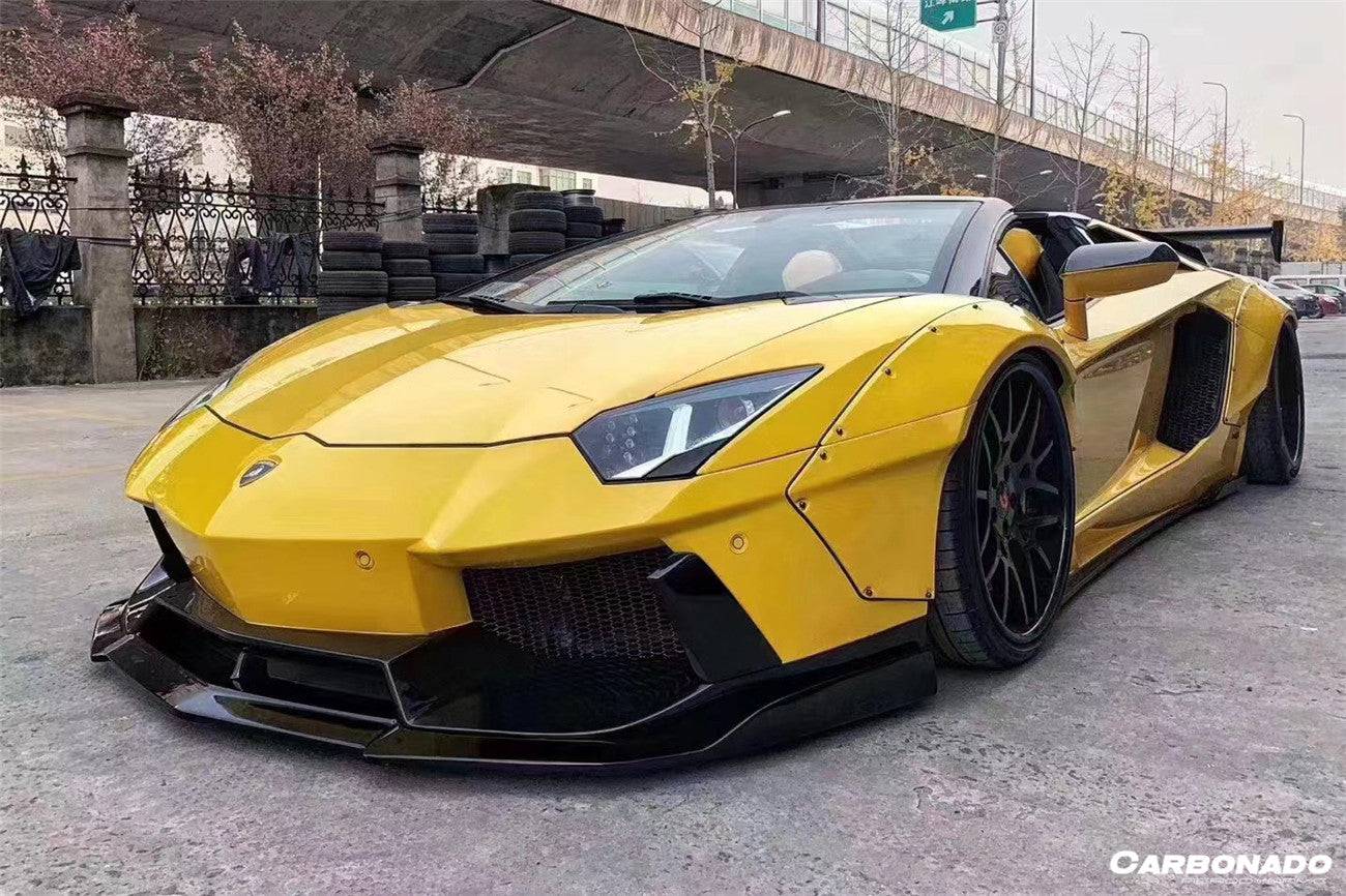 Parachoques delantero estilo DE para Lamborghini Aventador LP700, LP720, LP750, LP740 Coupé Roadster Carbonado 2011-2021