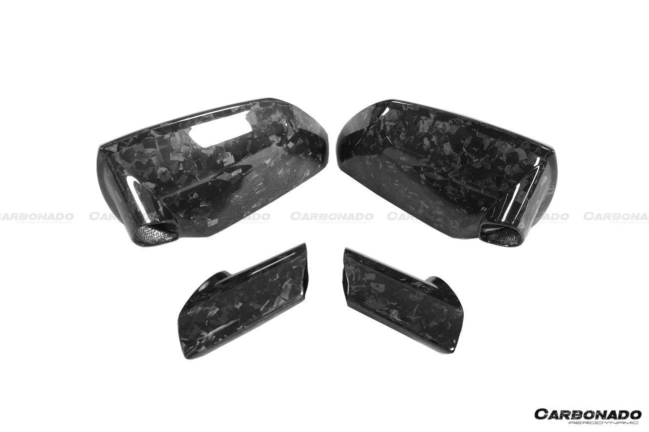 Reemplazo de cubierta de espejo de fibra de carbono seca estilo OEM para Lamborghini Aventador Carbonado 2011-2021 | LP700, LP720, LP750, Coupé, Roadster