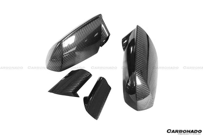 Reemplazo de cubierta de espejo de fibra de carbono seca estilo OEM para Lamborghini Aventador Carbonado 2011-2021 | LP700, LP720, LP750, Coupé, Roadster