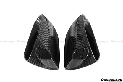 Reemplazo de cubierta de espejo de fibra de carbono seca estilo OEM para Lamborghini Aventador Carbonado 2011-2021 | LP700, LP720, LP750, Coupé, Roadster