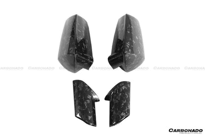 Reemplazo de cubierta de espejo de fibra de carbono seca estilo OEM para Lamborghini Aventador Carbonado 2011-2021 | LP700, LP720, LP750, Coupé, Roadster