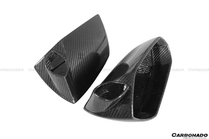 Reemplazo de cubierta de espejo de fibra de carbono seca estilo OEM para Lamborghini Aventador Carbonado 2011-2021 | LP700, LP720, LP750, Coupé, Roadster
