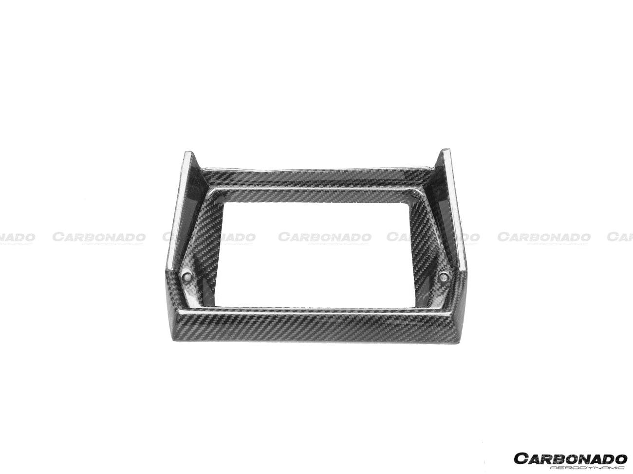 Carbonado 2011-2016 Lamborghini Aventador LP700 LP720 LP750 SV OE Style Carbon Fiber Navigation Screen Panel (2PCS)