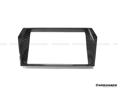 Carbonado 2011-2016 Lamborghini Aventador LP700 LP720 LP750 SV OE Style Carbon Fiber Navigation Screen Panel (2PCS)