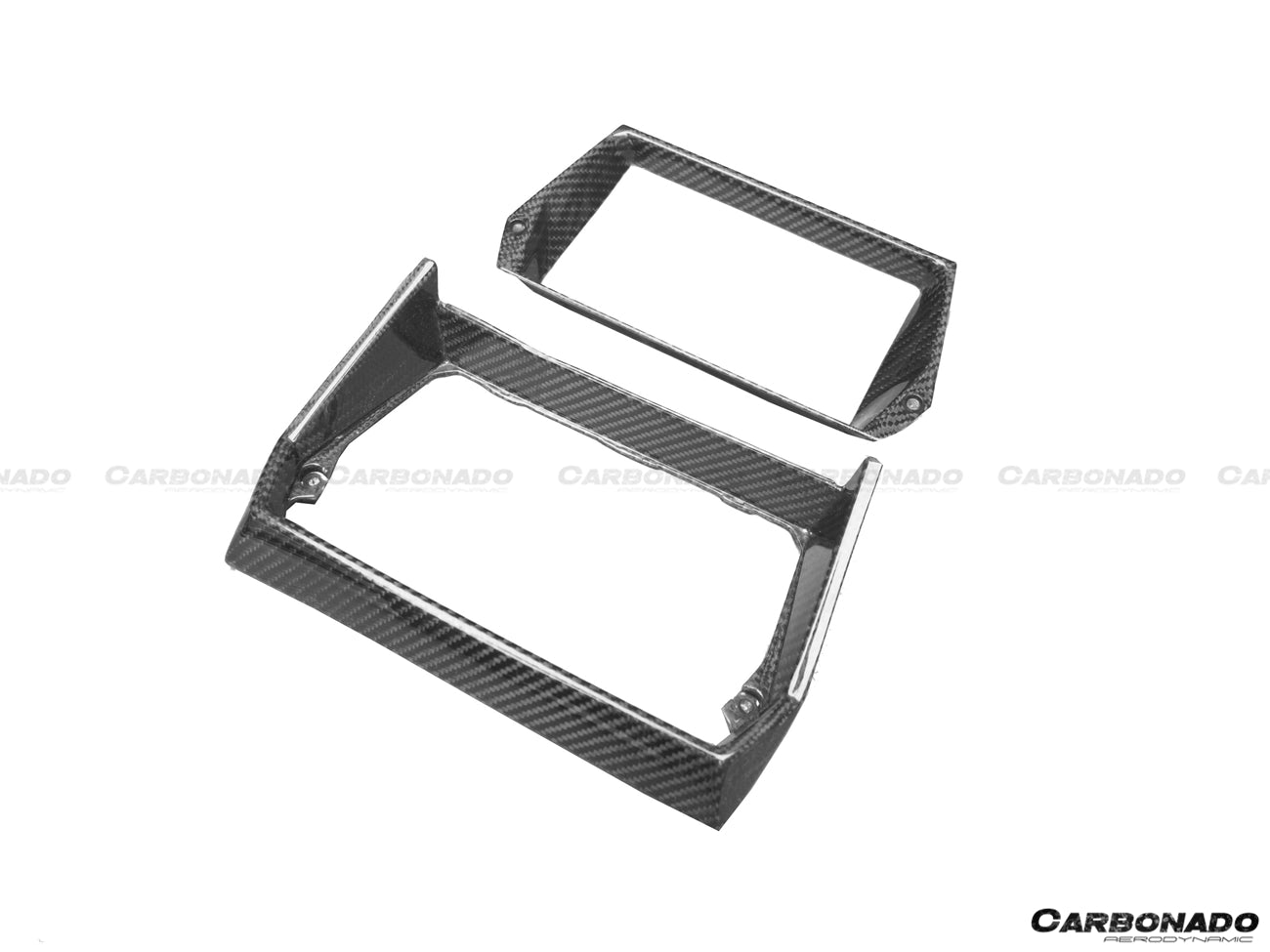 Carbonado 2011-2016 Lamborghini Aventador LP700 LP720 LP750 SV OE Style Carbon Fiber Navigation Screen Panel (2PCS)