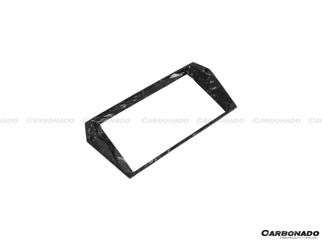 Carbonado 2011-2016 Lamborghini Aventador LP700 LP720 LP750 SV OE Style Carbon Fiber Navigation Screen Panel (2PCS)