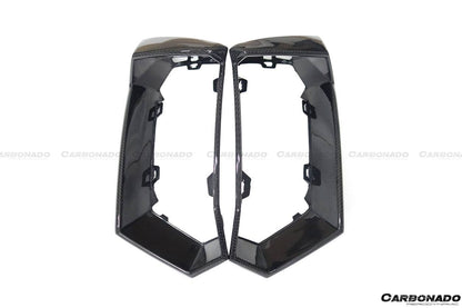 Carbonado 2011-2016 Lamborghini Aventador LP700 Coupe  Roadster Oem Style Carbon Fiber Rear Bumper Grille
