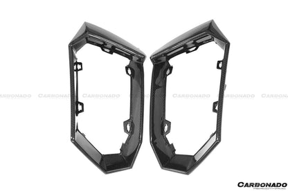 Carbonado 2011-2016 Lamborghini Aventador LP700 Coupe  Roadster Oem Style Carbon Fiber Rear Bumper Grille