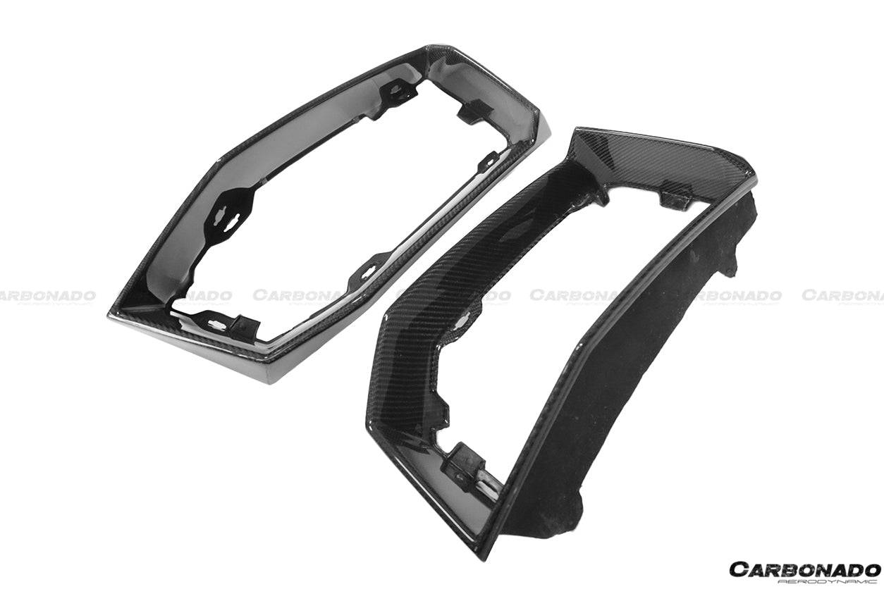 Carbonado 2011-2016 Lamborghini Aventador LP700 Coupe  Roadster Oem Style Carbon Fiber Rear Bumper Grille