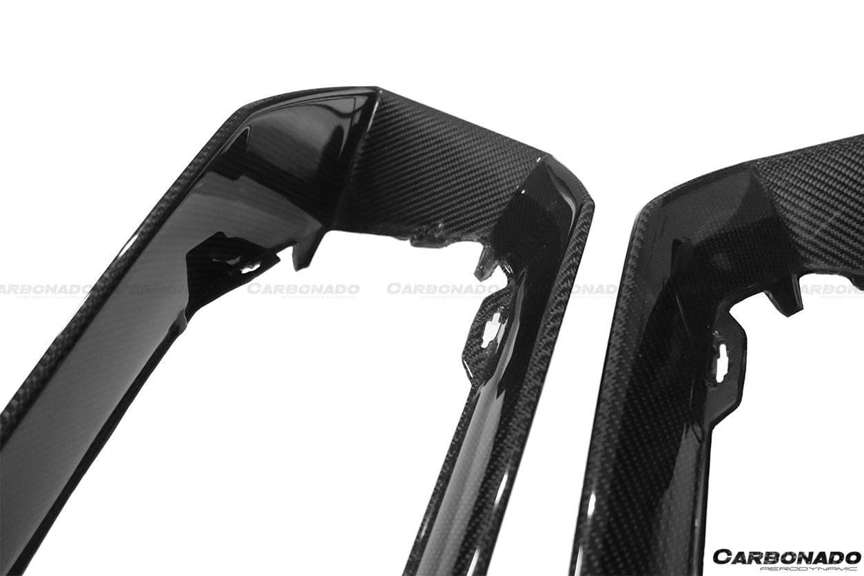 Carbonado 2011-2016 Lamborghini Aventador LP700 Coupe  Roadster Oem Style Carbon Fiber Rear Bumper Grille