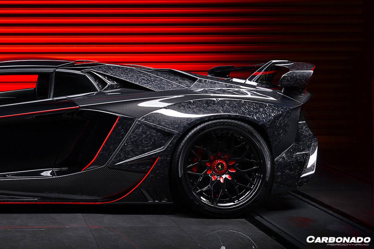 Panel de admisión trasero de fibra de carbono estilo OEM para Lamborghini Aventador LP700 LP740 Roadster Carbonado 2013-2016