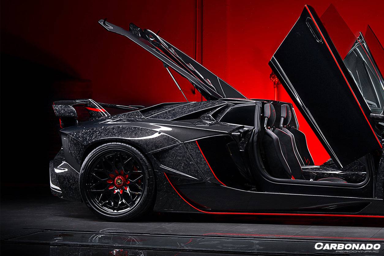 Panel de admisión trasero de fibra de carbono estilo OEM para Lamborghini Aventador LP700 LP740 Roadster Carbonado 2013-2016