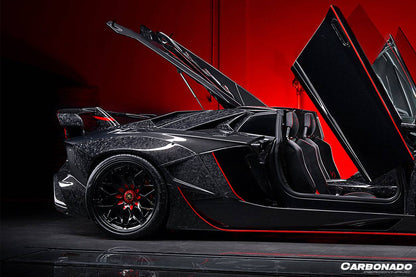 Panel de admisión trasero de fibra de carbono estilo OEM para Lamborghini Aventador LP700 LP740 Roadster Carbonado 2013-2016
