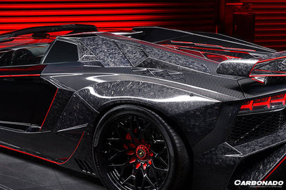 Panel de admisión trasero de fibra de carbono estilo OEM para Lamborghini Aventador LP700 LP740 Roadster Carbonado 2013-2016
