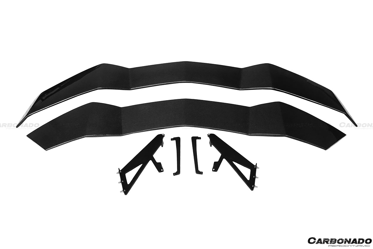 Alerón de maletero de fibra de carbono estilo RZS para Lamborghini Aventador LP700, LP750, LP740, LP720, LP780 Coupé Roadster Carbonado 2011-2022