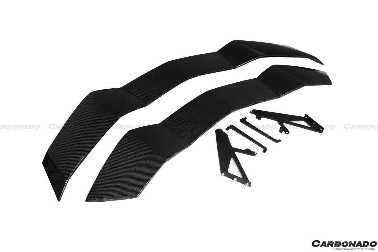 Alerón de maletero de fibra de carbono estilo RZS para Lamborghini Aventador LP700, LP750, LP740, LP720, LP780 Coupé Roadster Carbonado 2011-2022