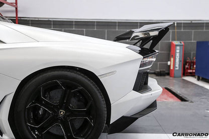 Alerón de maletero de fibra de carbono estilo RZS para Lamborghini Aventador LP700, LP750, LP740, LP720, LP780 Coupé Roadster Carbonado 2011-2022