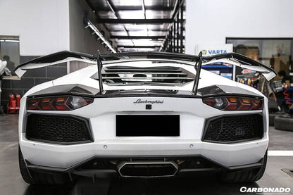 Alerón de maletero de fibra de carbono estilo RZS para Lamborghini Aventador LP700, LP750, LP740, LP720, LP780 Coupé Roadster Carbonado 2011-2022