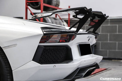 Alerón de maletero de fibra de carbono estilo RZS para Lamborghini Aventador LP700, LP750, LP740, LP720, LP780 Coupé Roadster Carbonado 2011-2022