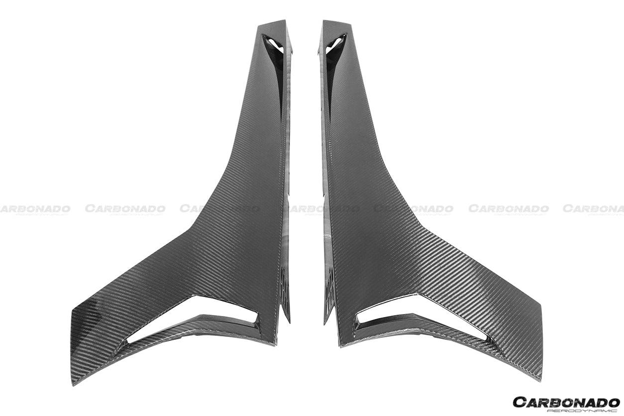 Faldones laterales de fibra de carbono estilo OEM para Lamborghini Aventador LP700 LP740 Coupé Roadster Carbonado 2011-2021