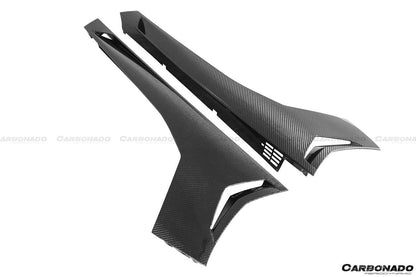 Faldones laterales de fibra de carbono estilo OEM para Lamborghini Aventador LP700 LP740 Coupé Roadster Carbonado 2011-2021