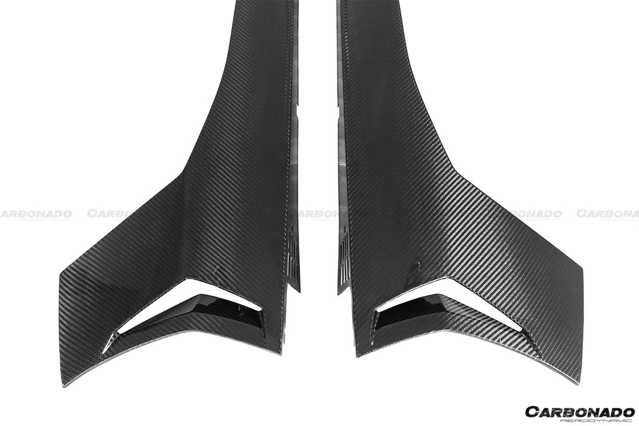 Faldones laterales de fibra de carbono estilo OEM para Lamborghini Aventador LP700 LP740 Coupé Roadster Carbonado 2011-2021