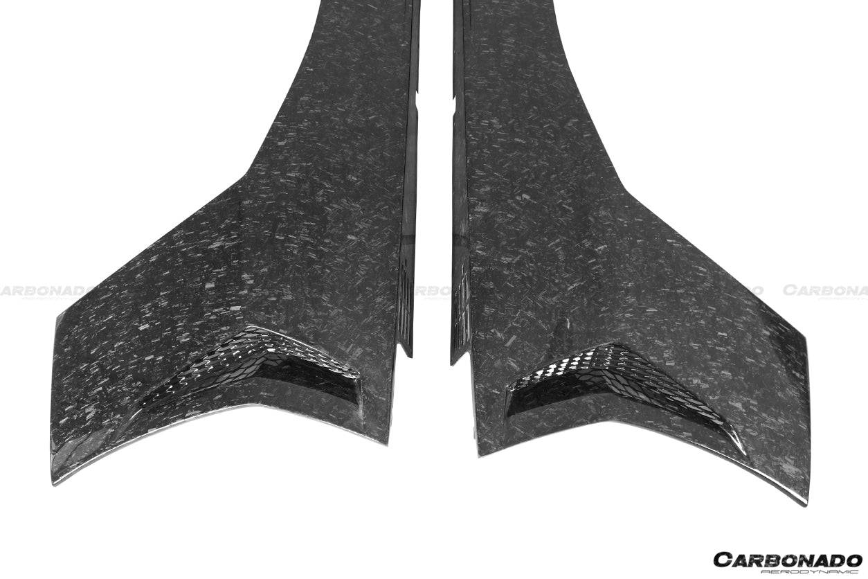 Faldones laterales de fibra de carbono estilo OEM para Lamborghini Aventador LP700 LP740 Coupé Roadster Carbonado 2011-2021