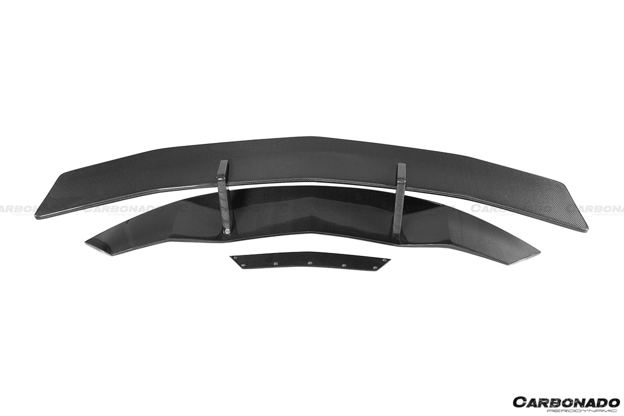 Carbonado 2011-2022 Lamborghini Aventador LP700 LP750 LP740 LP720 LP780 Coupe  Roadster SV Style Trunk Wing