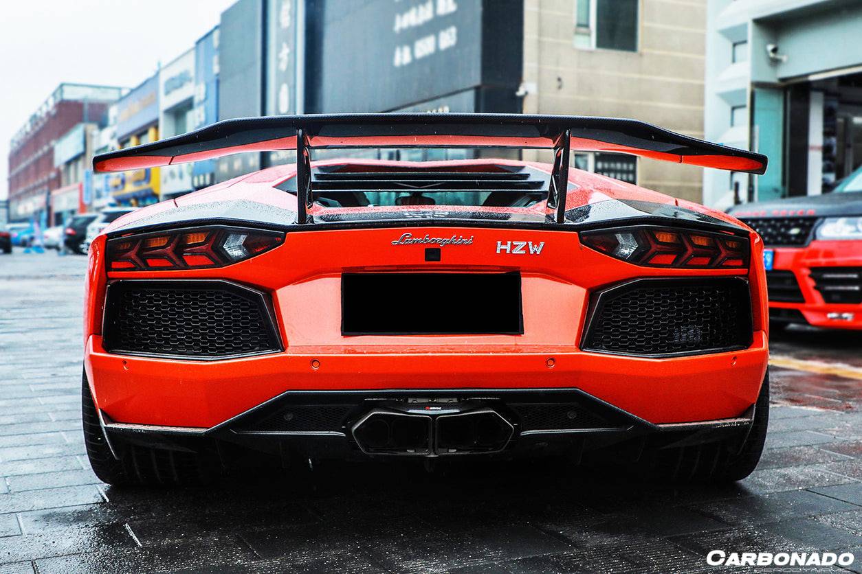 Alerón de maletero de fibra de carbono estilo DC para Lamborghini Aventador LP700, LP750, LP740, LP720, LP780 Coupé Roadster Carbonado 2011-2022