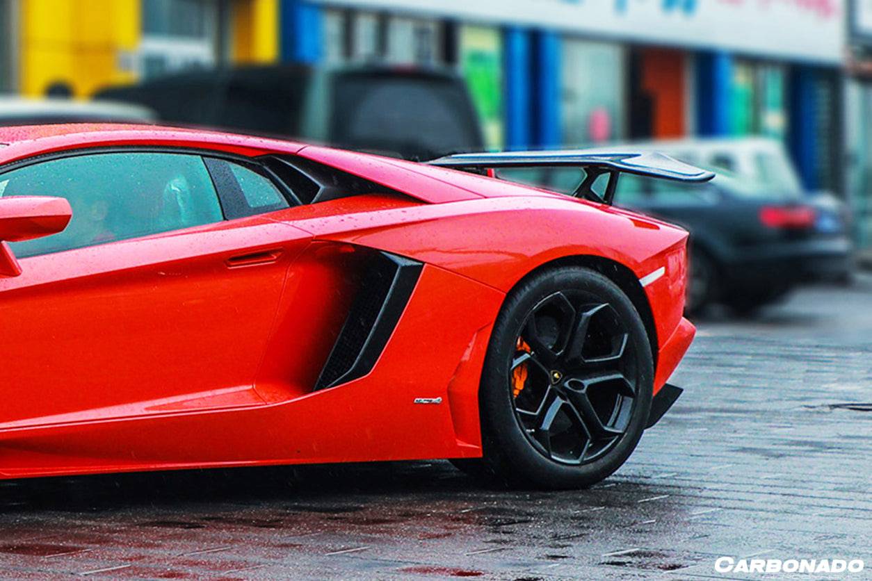 Alerón de maletero de fibra de carbono estilo DC para Lamborghini Aventador LP700, LP750, LP740, LP720, LP780 Coupé Roadster Carbonado 2011-2022