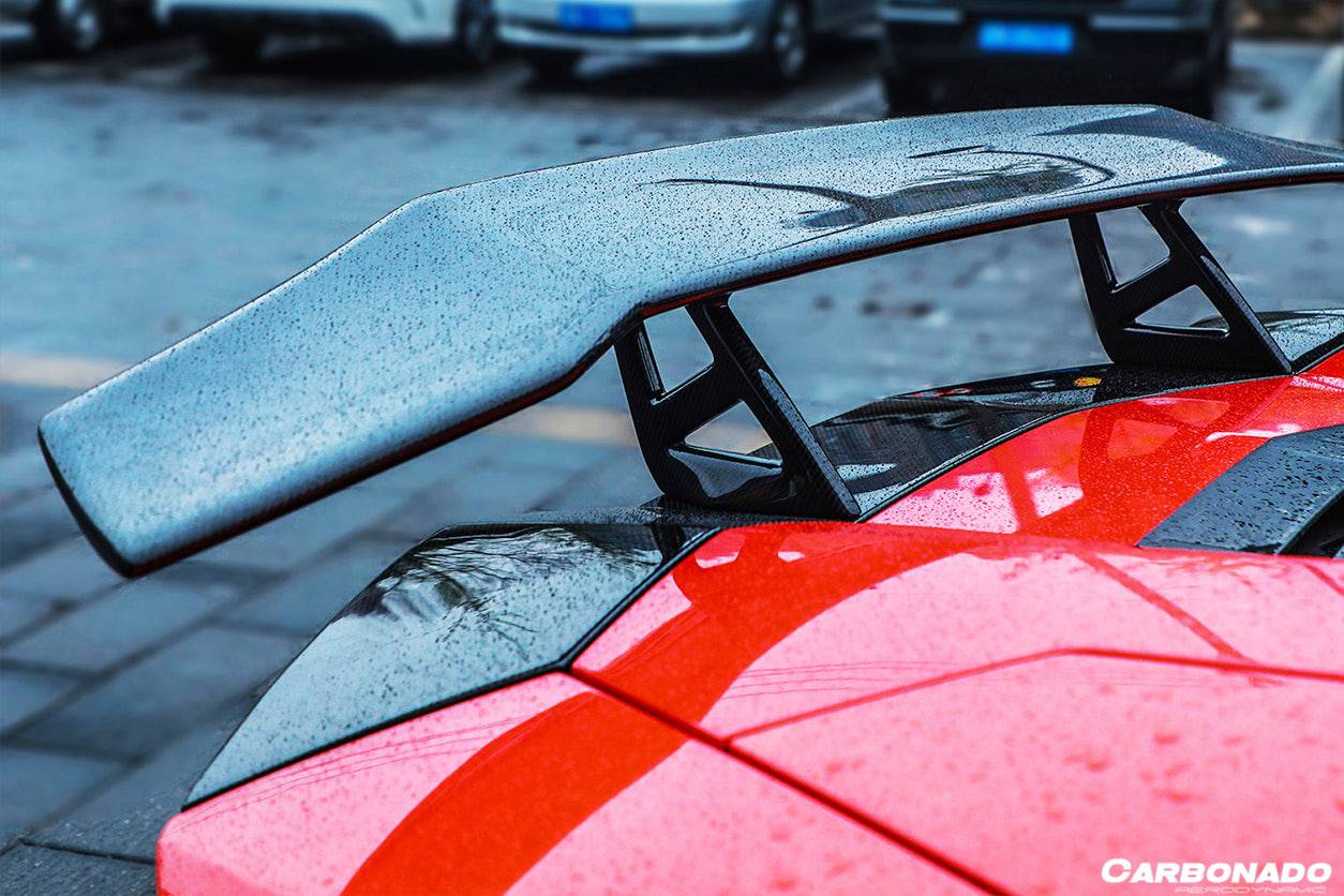Alerón de maletero de fibra de carbono estilo DC para Lamborghini Aventador LP700, LP750, LP740, LP720, LP780 Coupé Roadster Carbonado 2011-2022