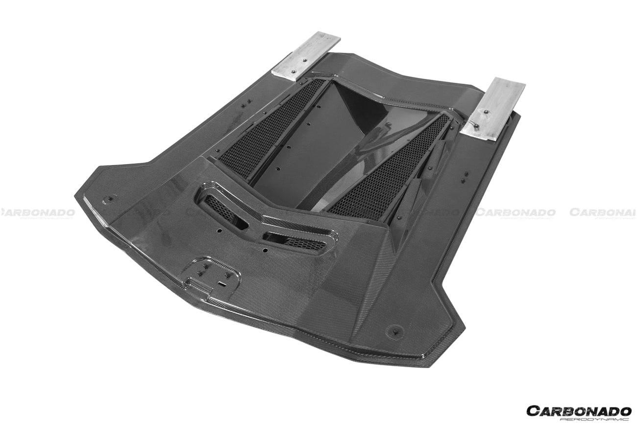 Carbonado 2011-2016 Lamborghini Aventador LP700 Coupe DM Style Carbon Fiber Engine Trunk