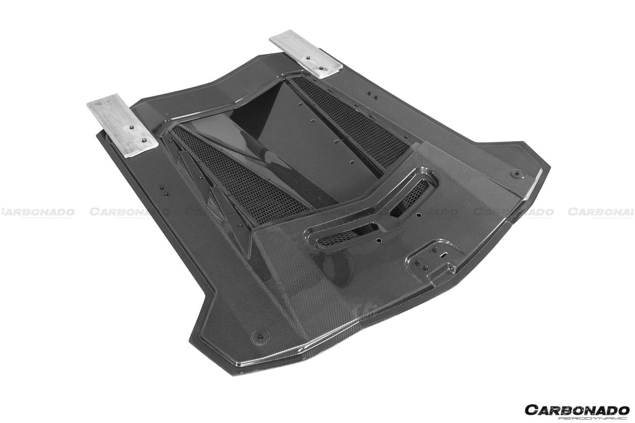 Carbonado 2011-2016 Lamborghini Aventador LP700 Coupe DM Style Carbon Fiber Engine Trunk