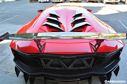 Carbonado 2011-2016 Lamborghini Aventador LP700 Coupe DM Style Carbon Fiber Engine Trunk