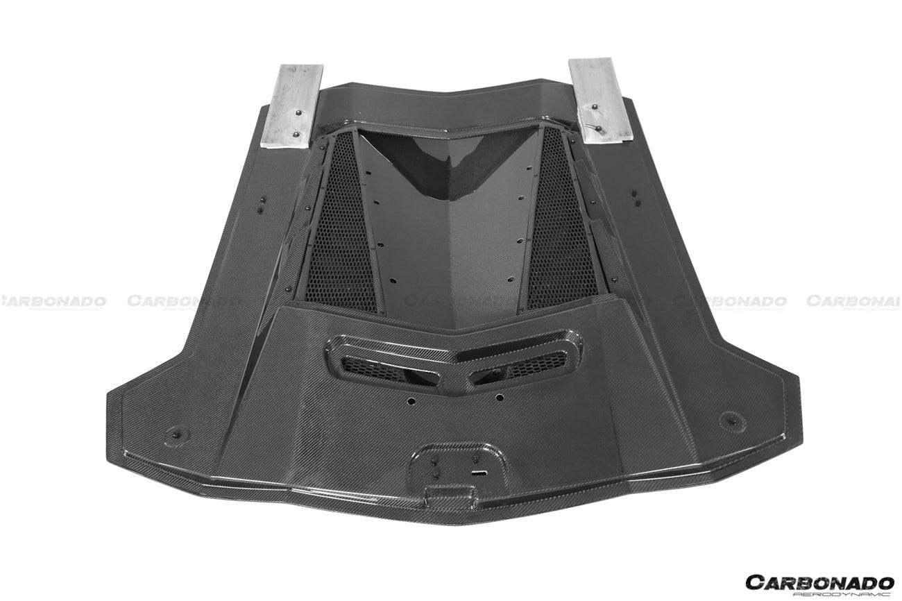 Carbonado 2011-2016 Lamborghini Aventador LP700 Coupe DM Style Carbon Fiber Engine Trunk