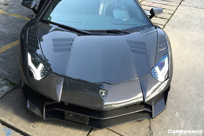 Carbonado 2011-2021 Lamborghini Aventador LP700 LP740 Coupe  Roadster OEM Style Carbon Fiber Front Hood Vent