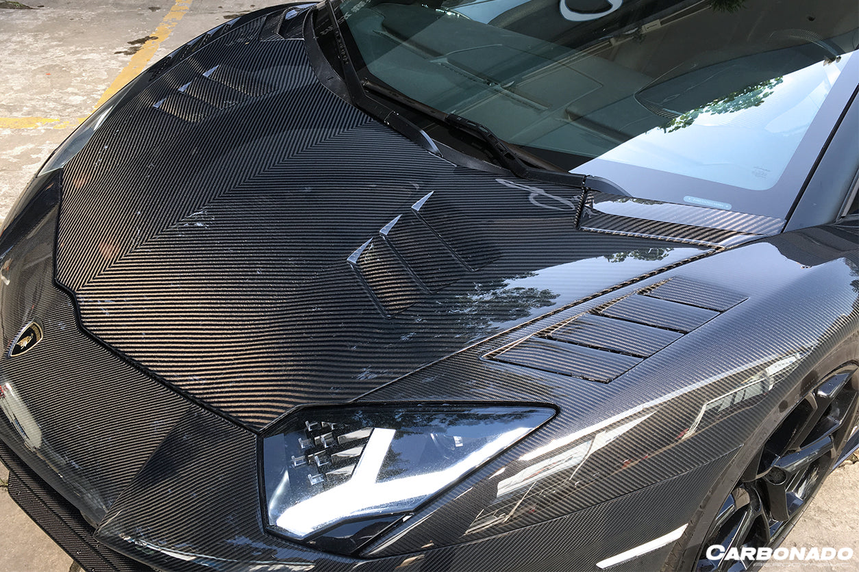 Carbonado 2011-2021 Lamborghini Aventador LP700 LP720 LP740 Coupe Roadster BKSS Style Carbon Fiber Front Fender