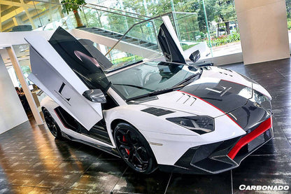 Carbonado 2011-2021 Lamborghini Aventador LP700 LP740 Coupe  Roadster OEM Style Carbon Fiber Front Hood Vent