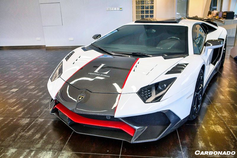 Carbonado 2011-2021 Lamborghini Aventador LP700 LP720 LP740 Coupe Roadster BKSS Style Carbon Fiber Front Fender