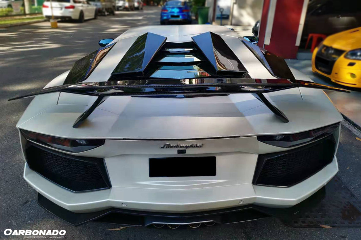 Alerón de maletero estilo OTC para Lamborghini Aventador LP700, LP750, LP740, LP720, LP780 Coupé Roadster Carbonado 2011-2022