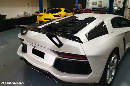 Alerón de maletero estilo OTC para Lamborghini Aventador LP700, LP750, LP740, LP720, LP780 Coupé Roadster Carbonado 2011-2022