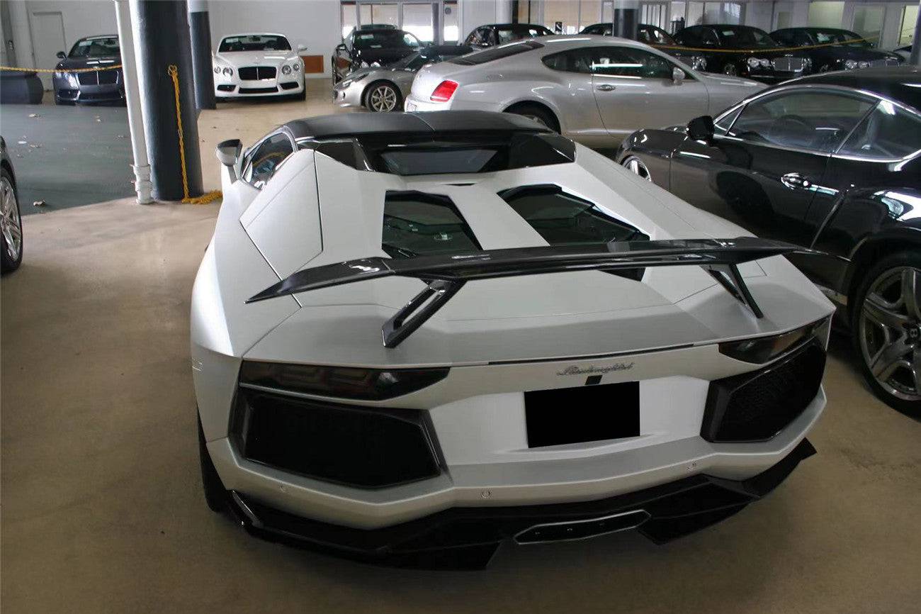 Alerón de maletero estilo OTC para Lamborghini Aventador LP700, LP750, LP740, LP720, LP780 Coupé Roadster Carbonado 2011-2022